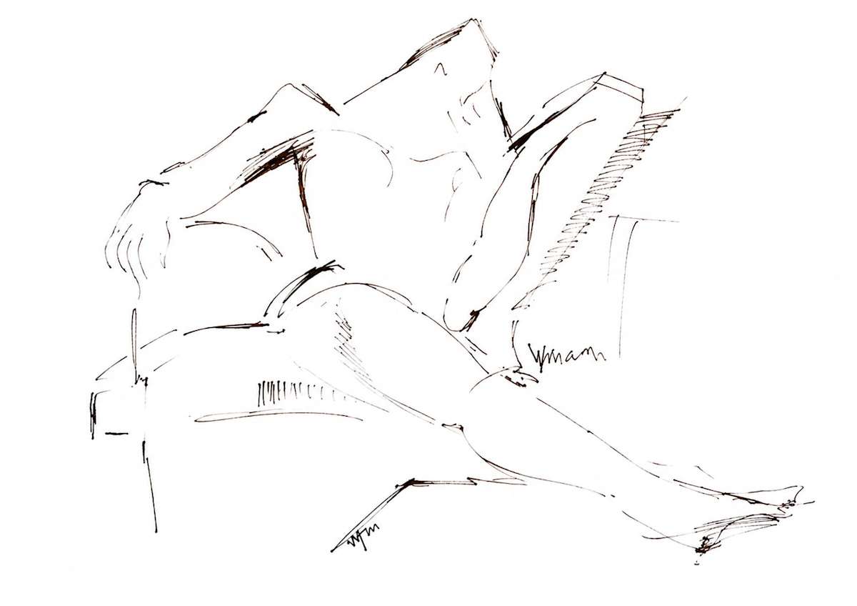 Drawing  59 by Alan Wood-Thomas, Image 1.