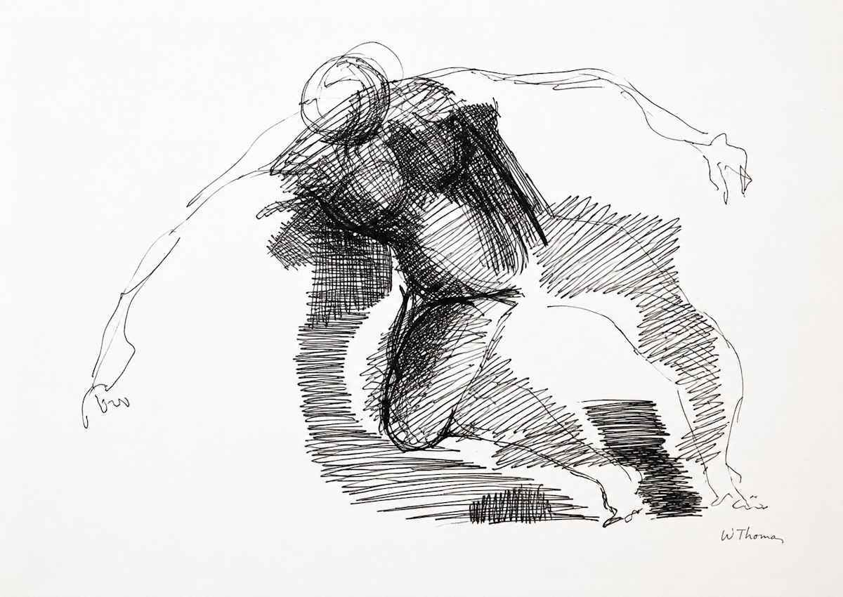 Drawing  60 by Alan Wood-Thomas, Image 1.