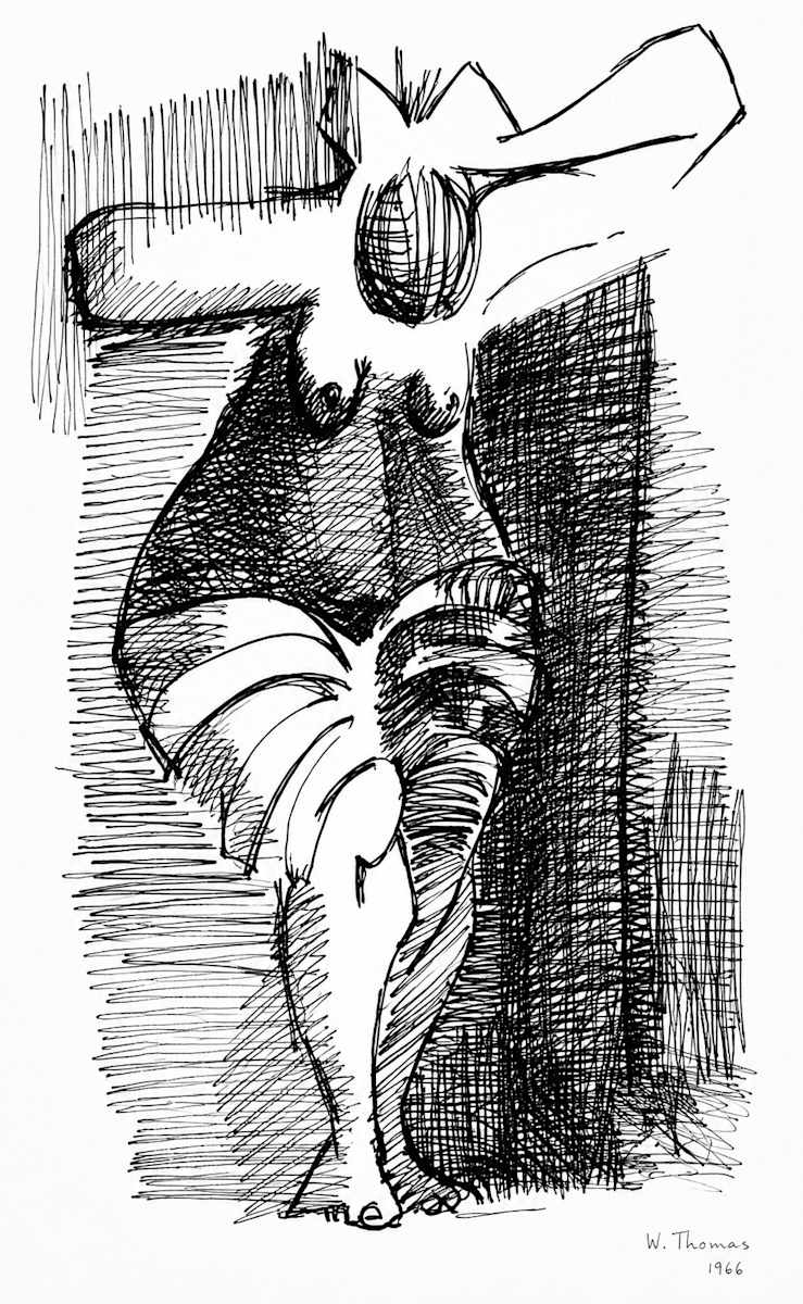 Drawing  66 by Alan Wood-Thomas, Image 1.