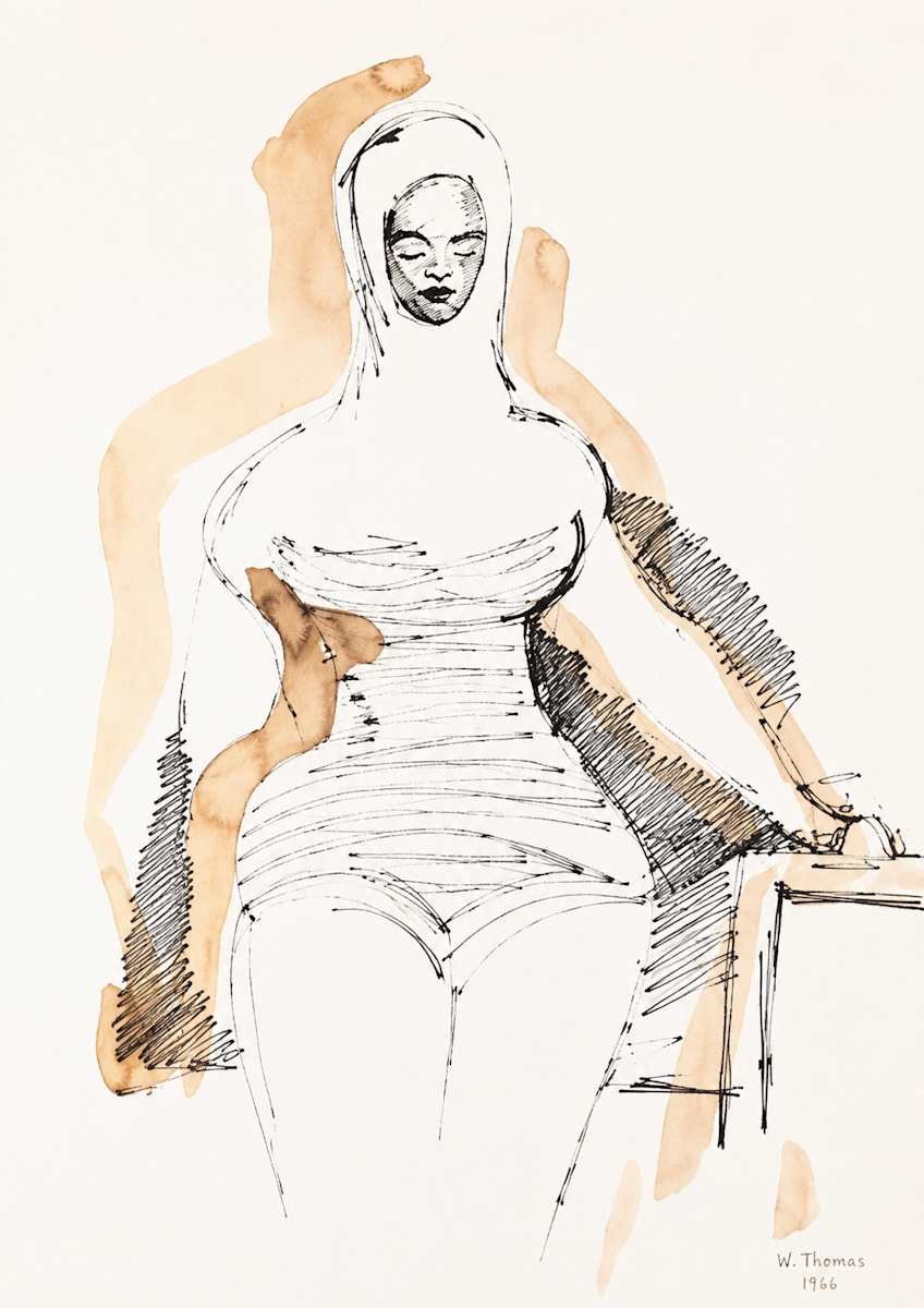 Drawing  67 by Alan Wood-Thomas, Image 1.