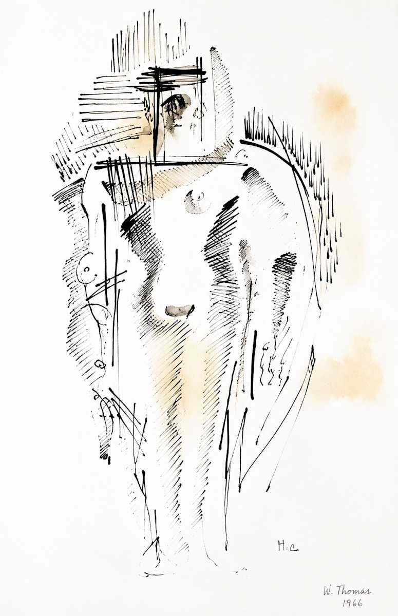 Drawing 68 by Alan Wood-Thomas, Image 1.