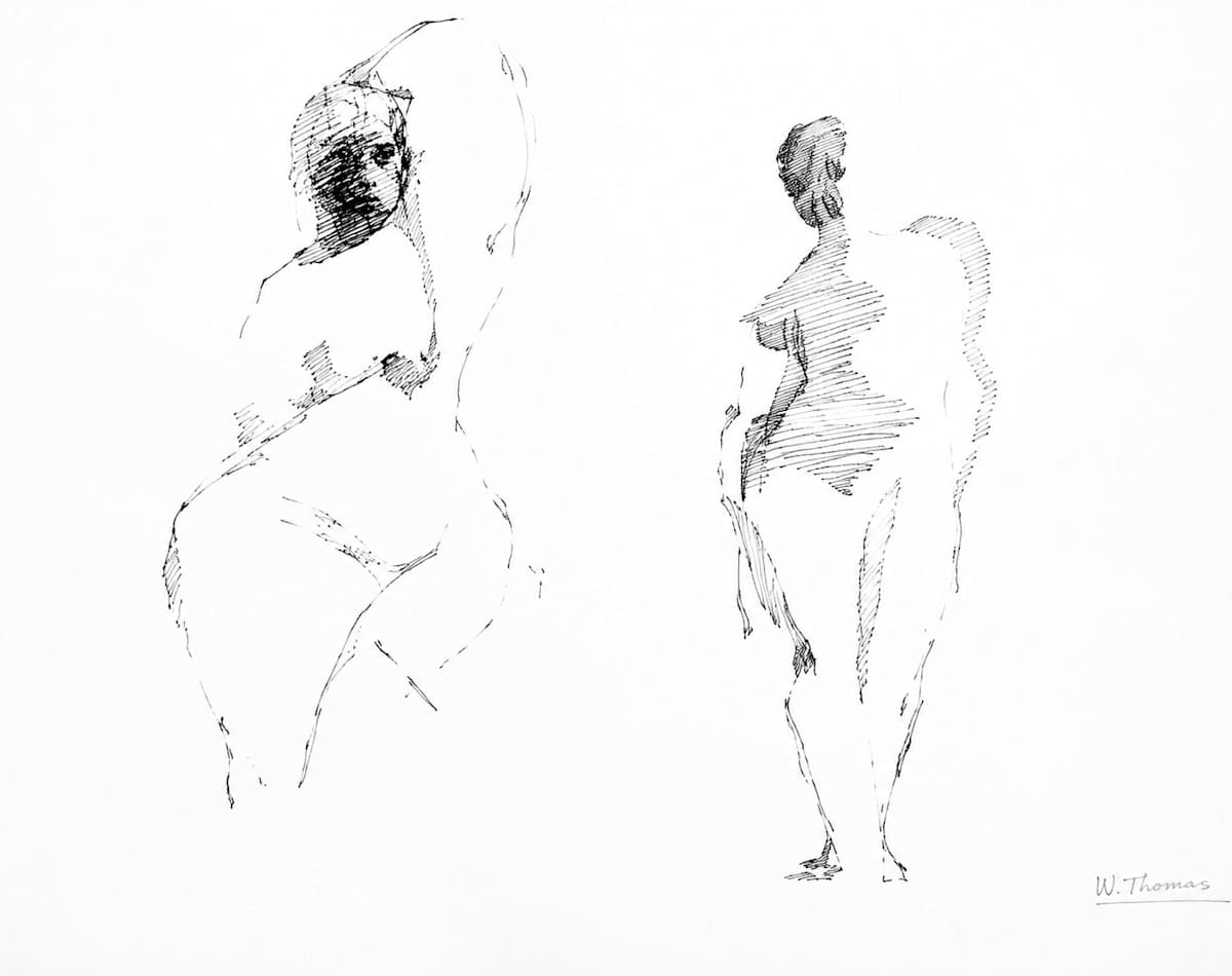 Drawing 70 by Alan Wood-Thomas, Image 1.
