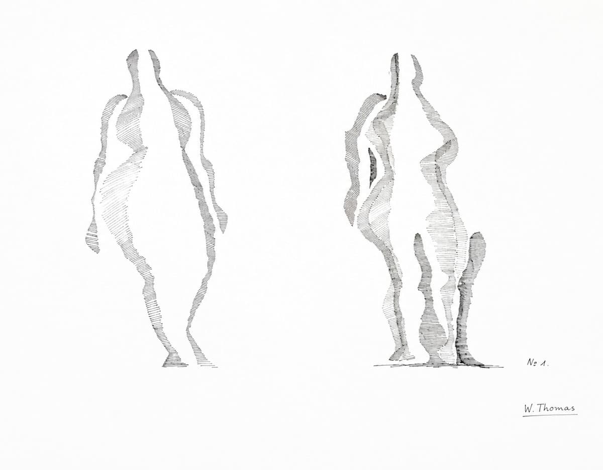 Drawing  71 by Alan Wood-Thomas, Image 1.