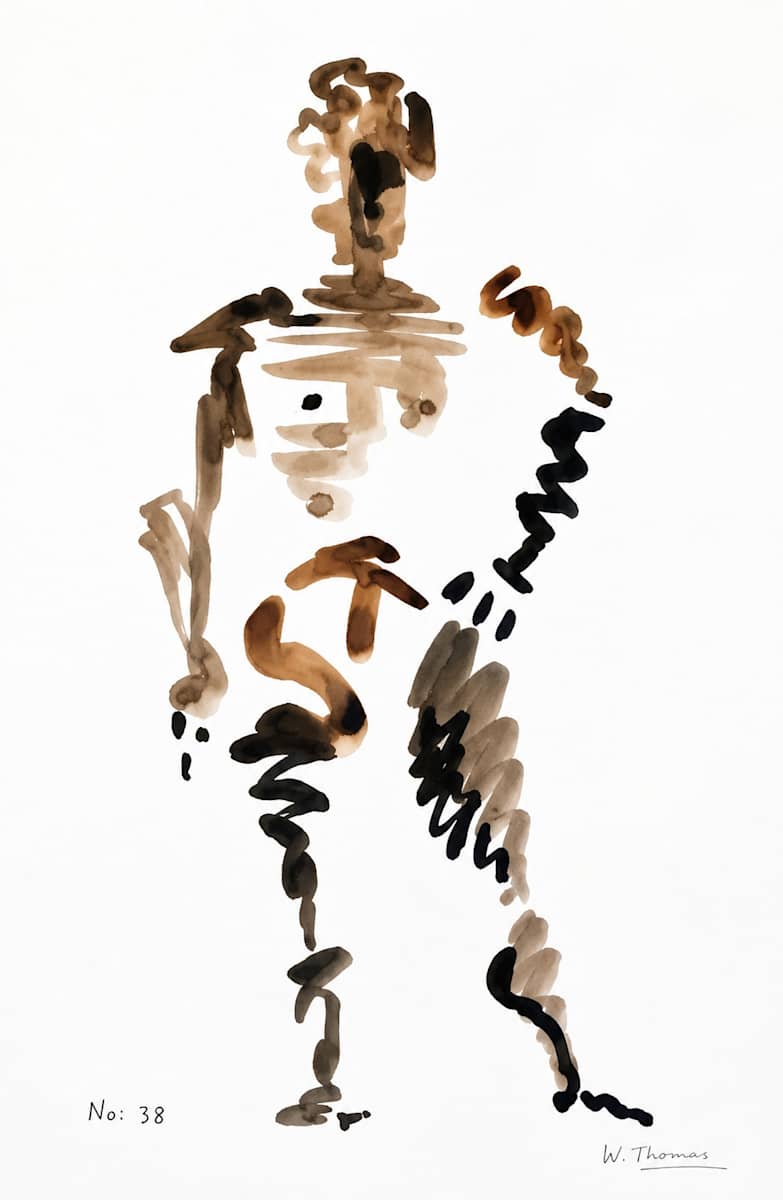 Drawing  83 by Alan Wood-Thomas, Image 1.