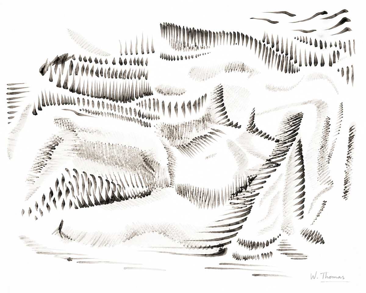 Drawing  85 by Alan Wood-Thomas, Image 1.