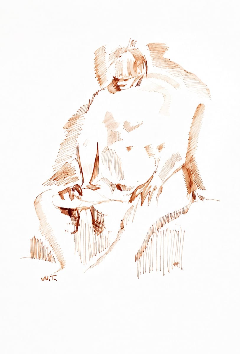 Drawing  86 by Alan Wood-Thomas, Image 1.