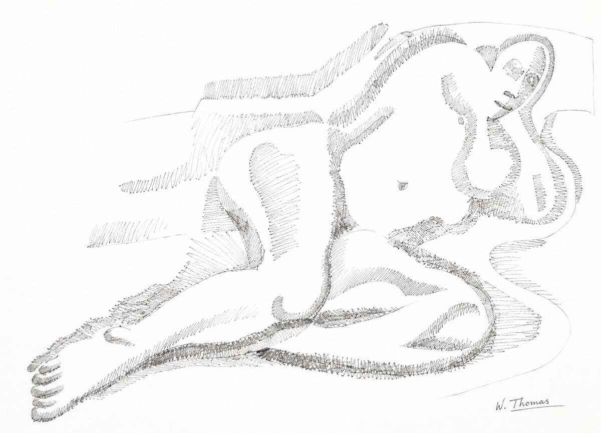 Drawing  87 by Alan Wood-Thomas, Image 1.