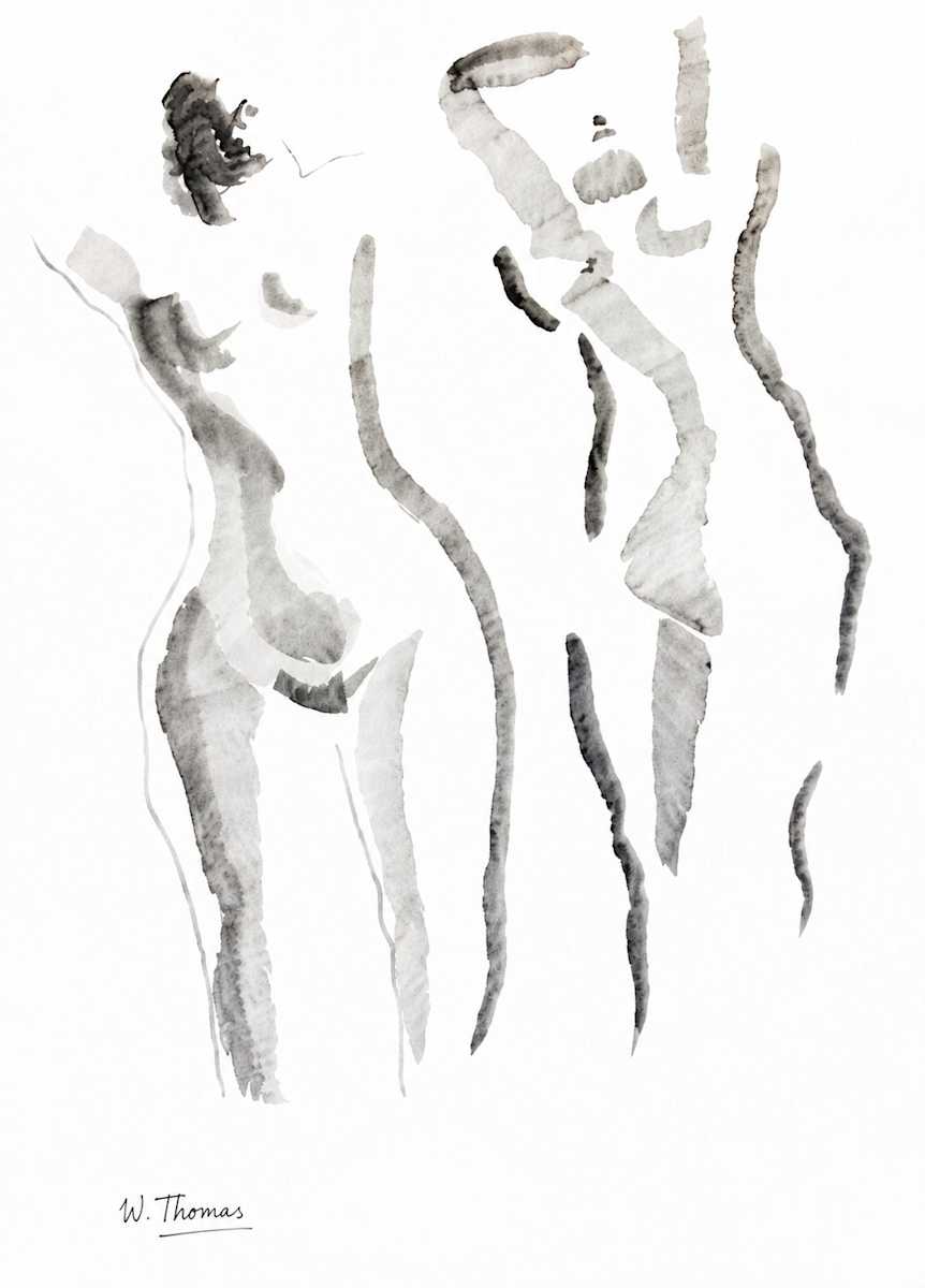 Drawing  88 by Alan Wood-Thomas, Image 1.