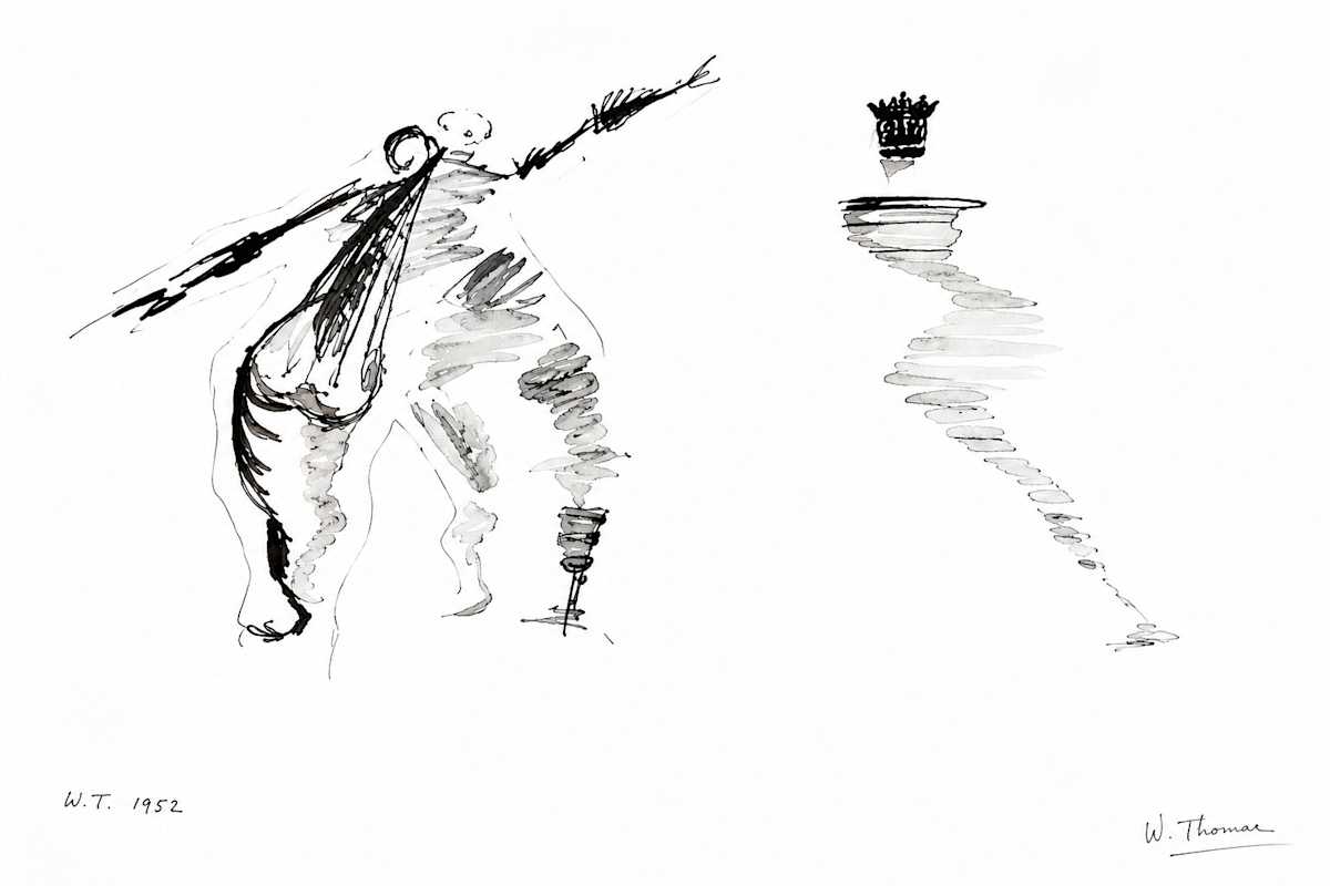 Drawing  89 by Alan Wood-Thomas, Image 1.