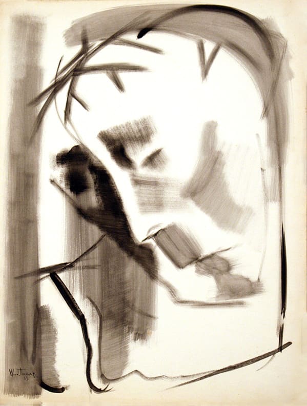 Portrait Drawing 31 by Alan Wood-Thomas 