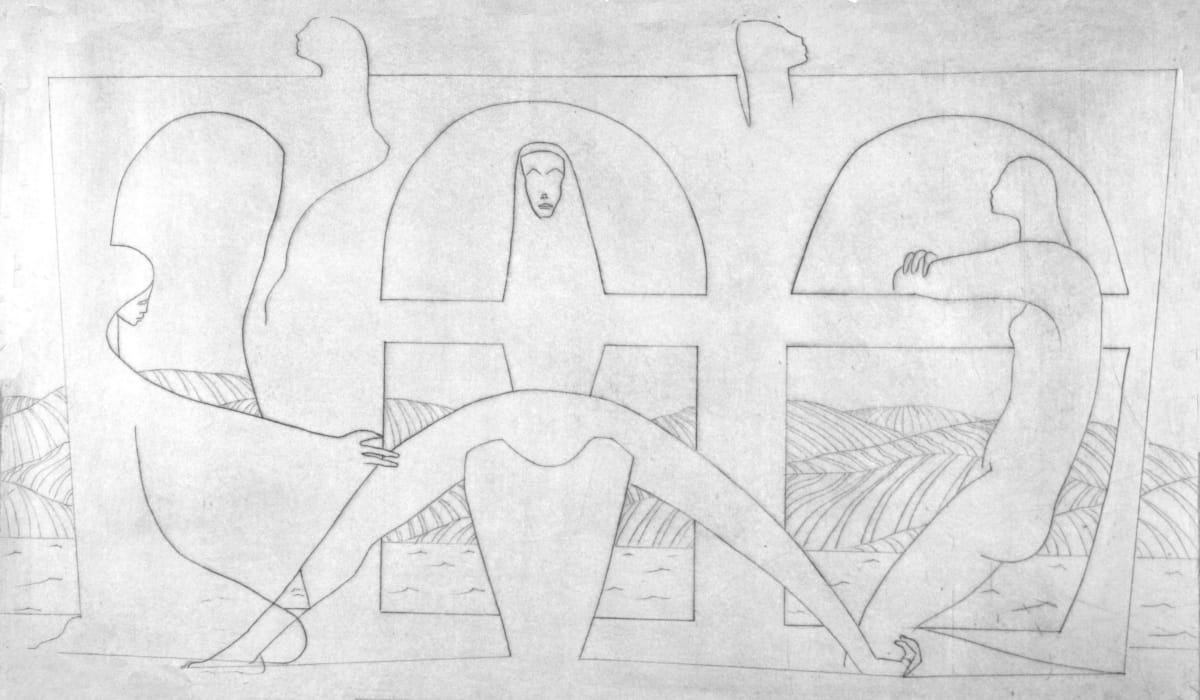 Etching 11 by Alan Wood-Thomas 