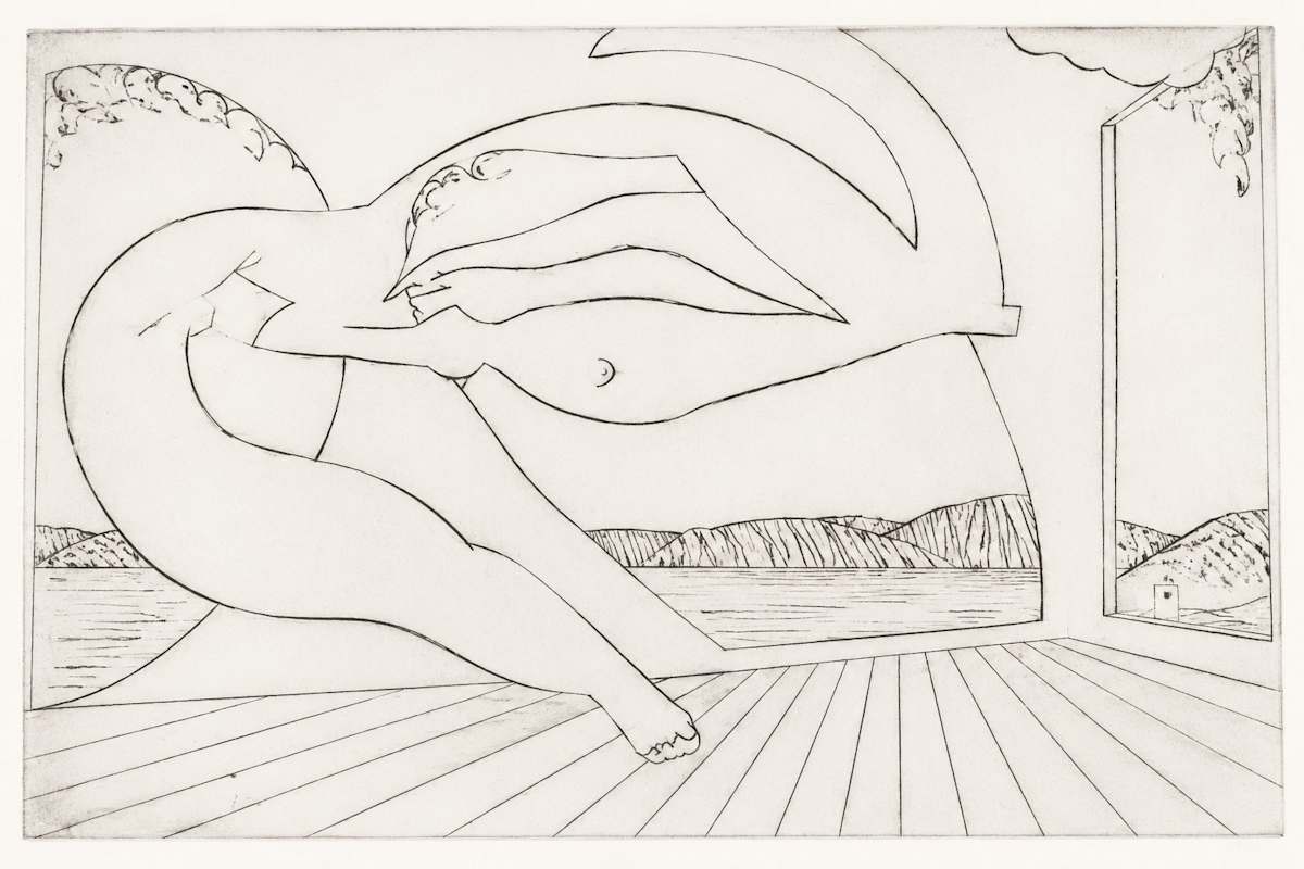 Etching 13 by Alan Wood-Thomas, Image 1.