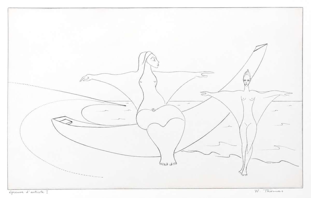Etching 23 by Alan Wood-Thomas, Image 1.