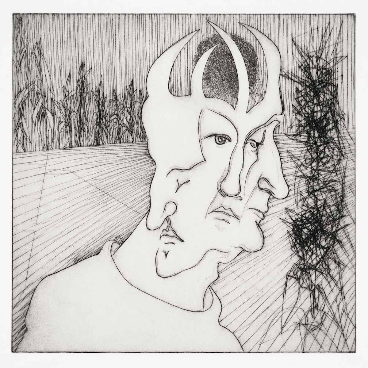 Etching  94 by Alan Wood-Thomas, Image 1.