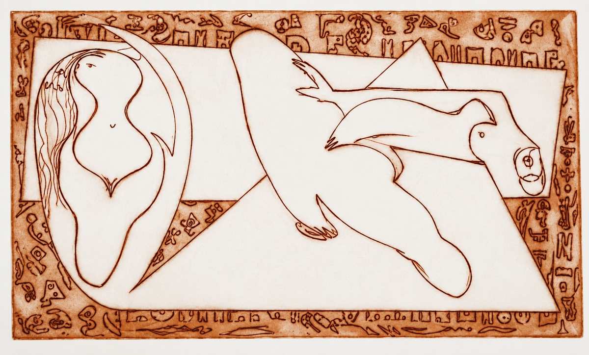 Etching 100 by Alan Wood-Thomas, Image 1.