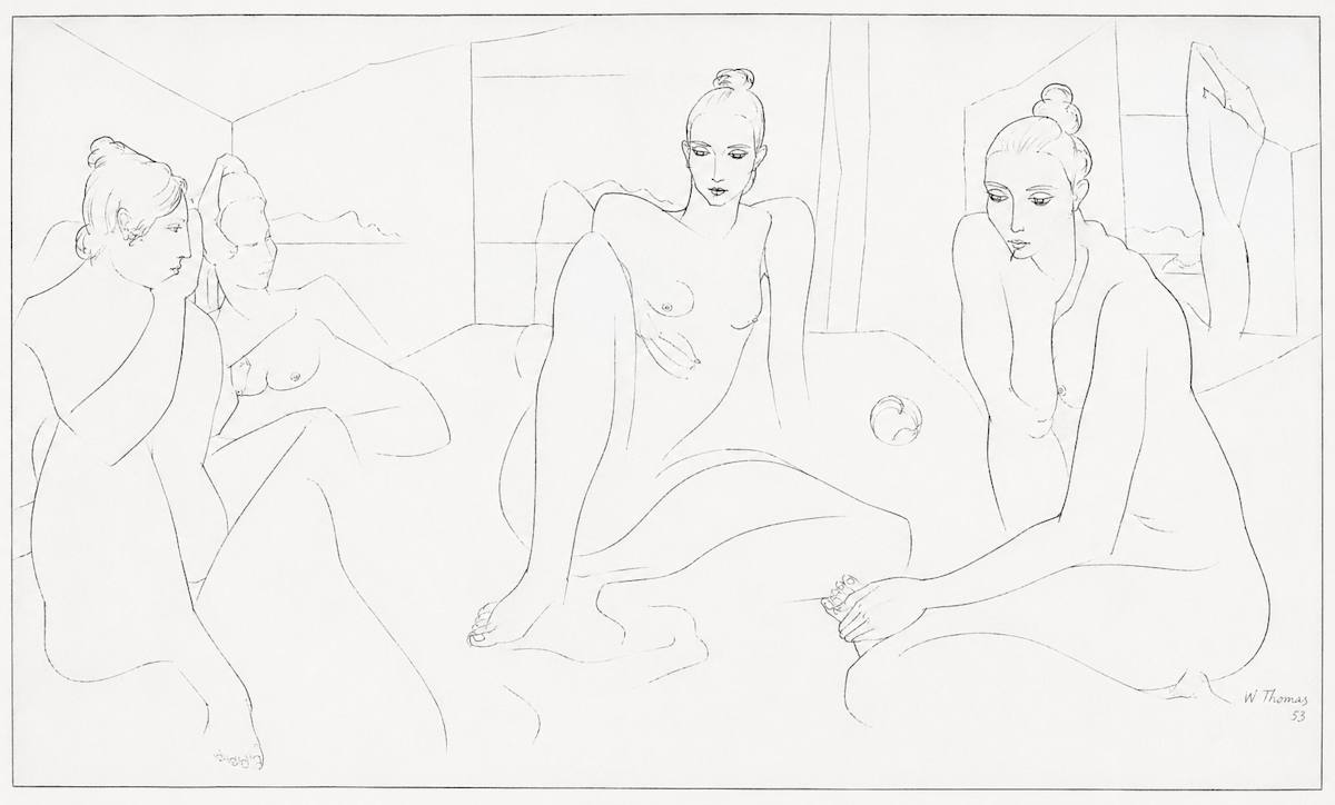 Etching 109 by Alan Wood-Thomas, Image 1.