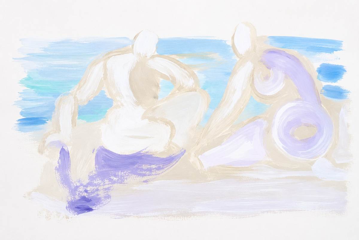 Oil on Paper 19 by Alan Wood-Thomas, Image 1.