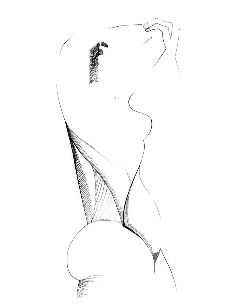 Nude 77 by Alan Wood-Thomas, Image 1.