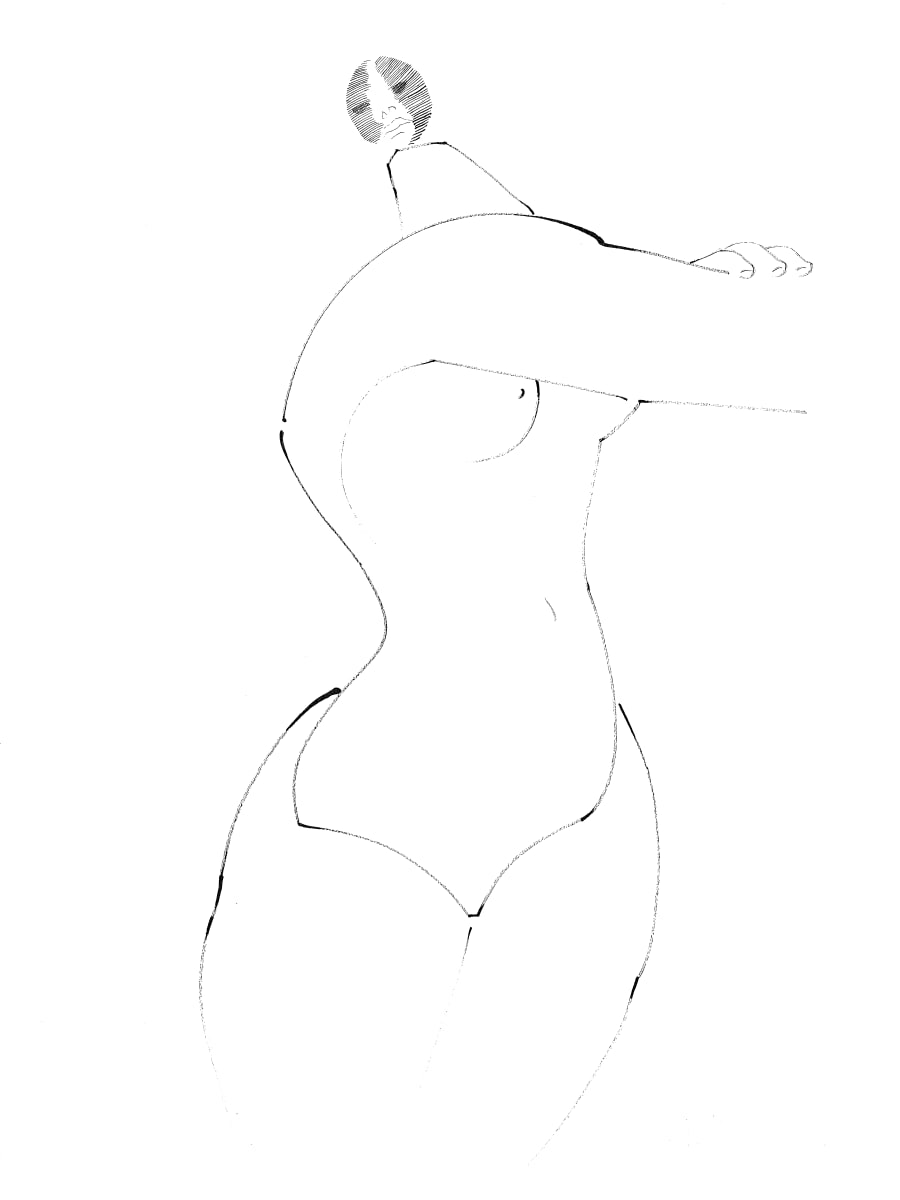 Nude 106 by Alan Wood-Thomas, Image 1.