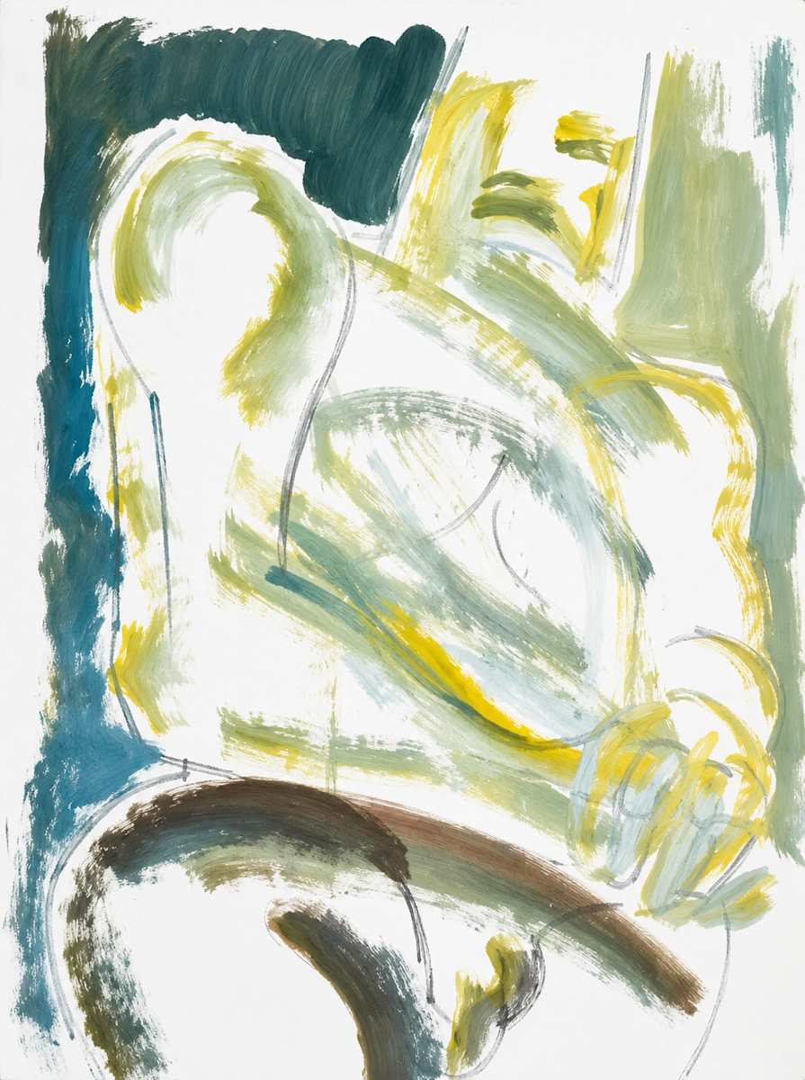 Oil on Paper 5 by Alan Wood-Thomas, Image 1.