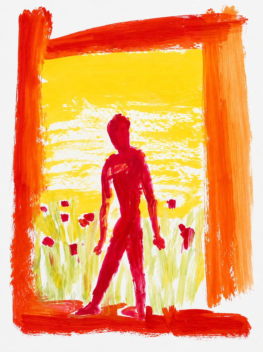 Oil on Paper 13 by Alan Wood-Thomas, Image 1.