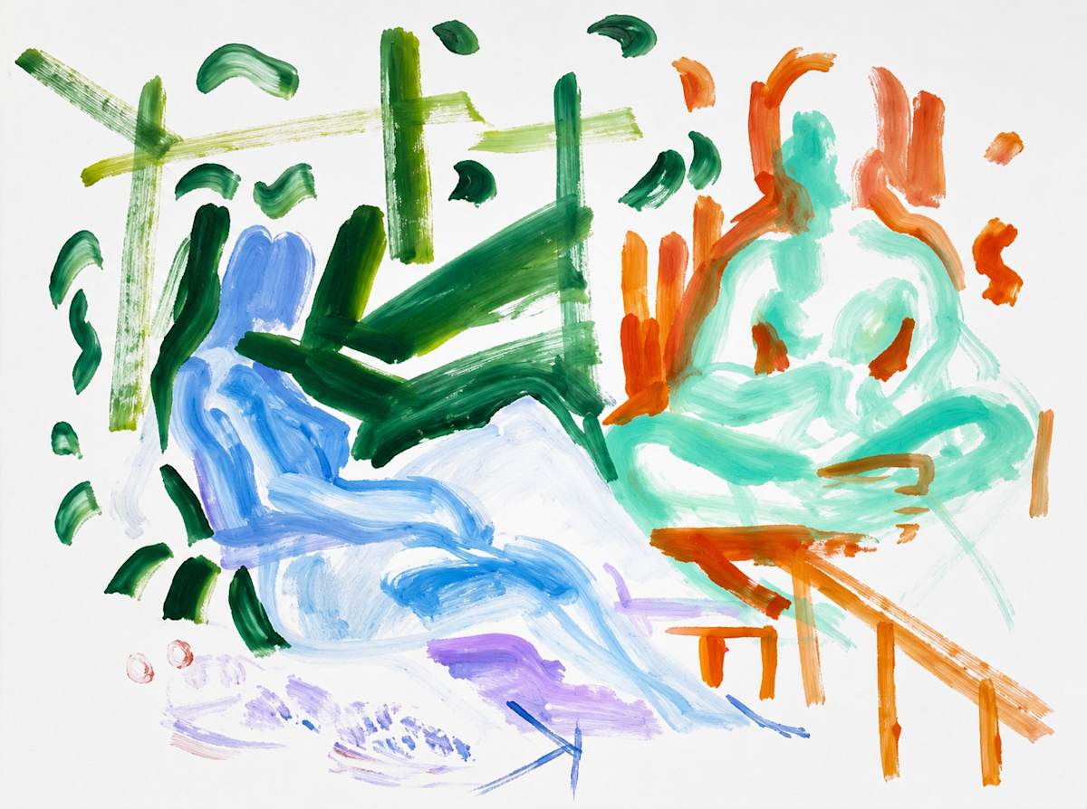 Oil on Paper 51 by Alan Wood-Thomas, Image 1.