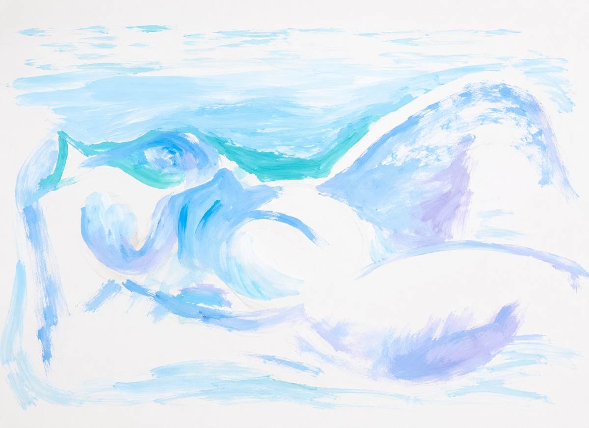 Oil on Paper 52 by Alan Wood-Thomas, Image 1.