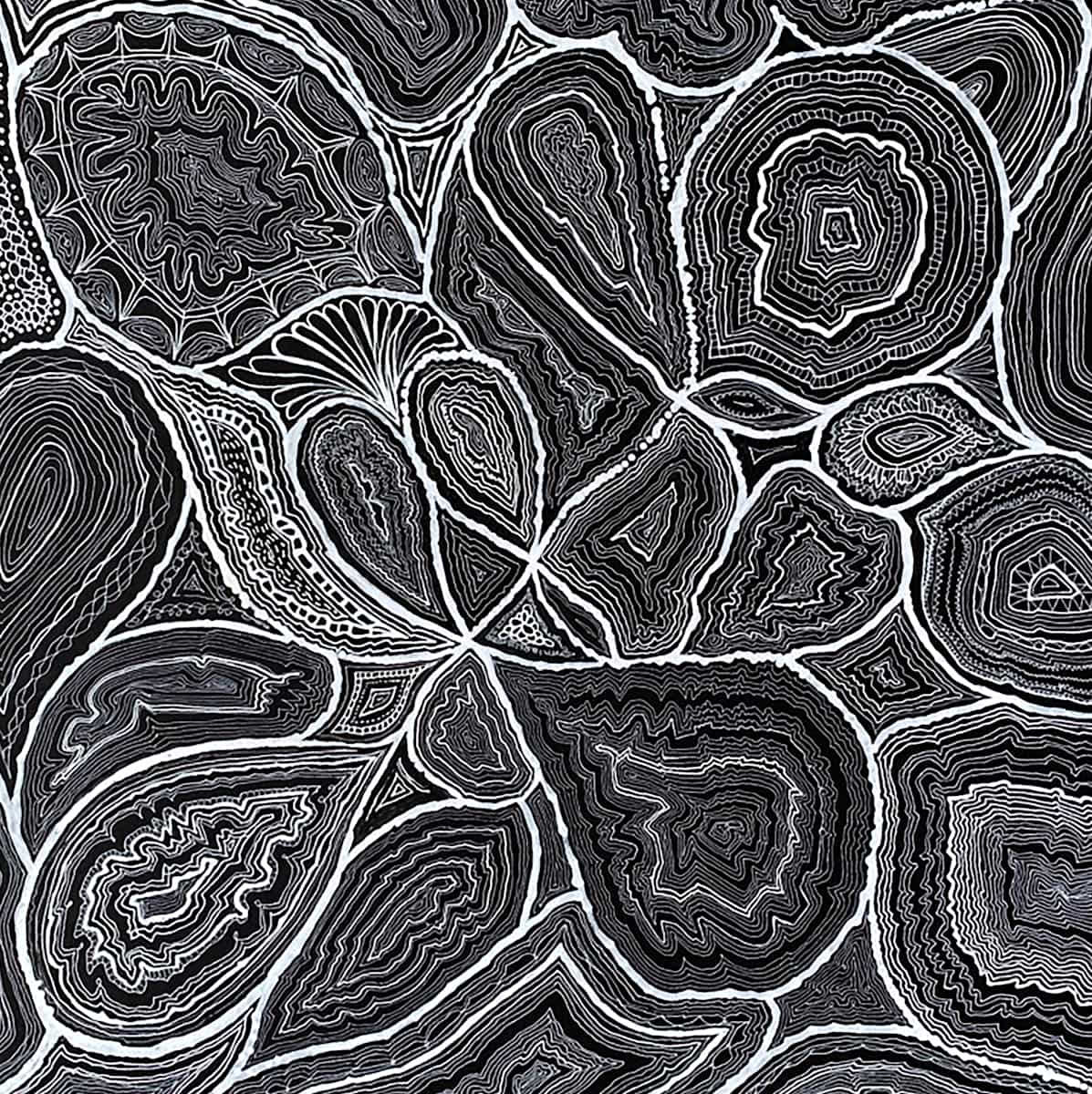 Troubadour by Diane Cionni  Image: From Atlas series of contemplative drawings based on interviews exploring people's imagined concept of what universal invisible energy forces might look like if visible,  how they might look, move and interact. 