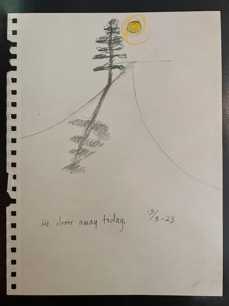 He drove away today by Unni Askeland 