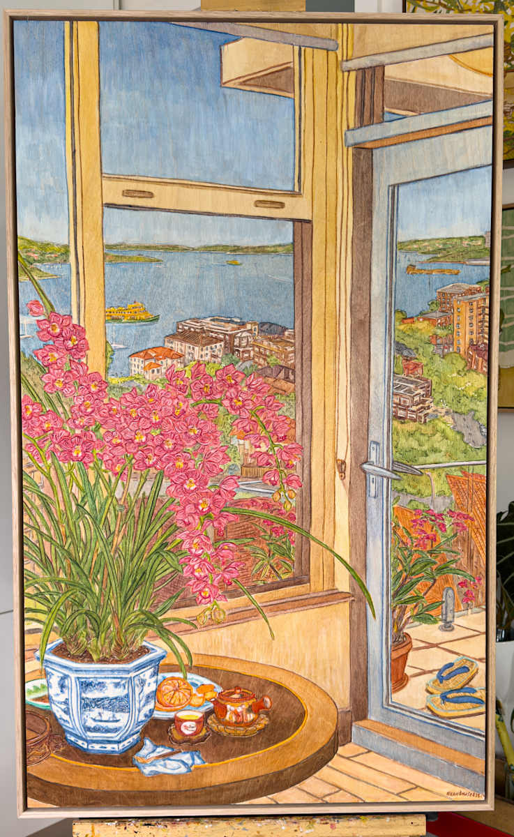 Cymbidiums at Kirribilli Warf by Kean Onn See, Image 2.