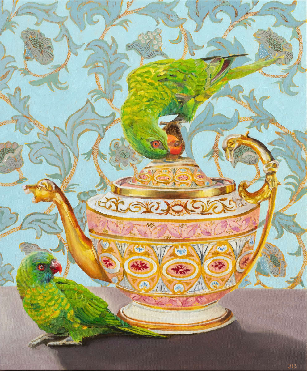 scaly breasted lorikeets by Fiona Smith 