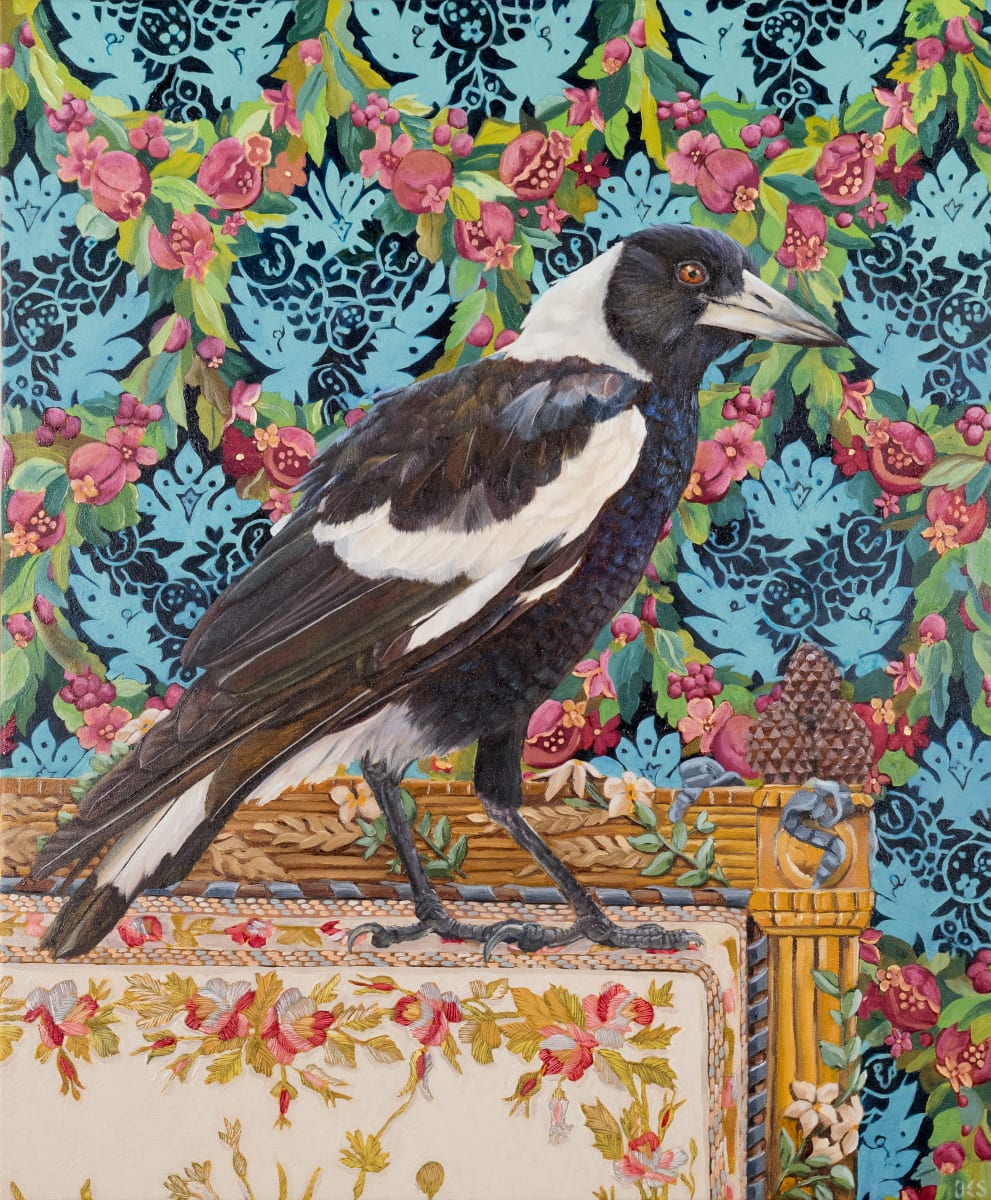 I Hear The Sound of Mandolins, Magpie by Fiona Smith 