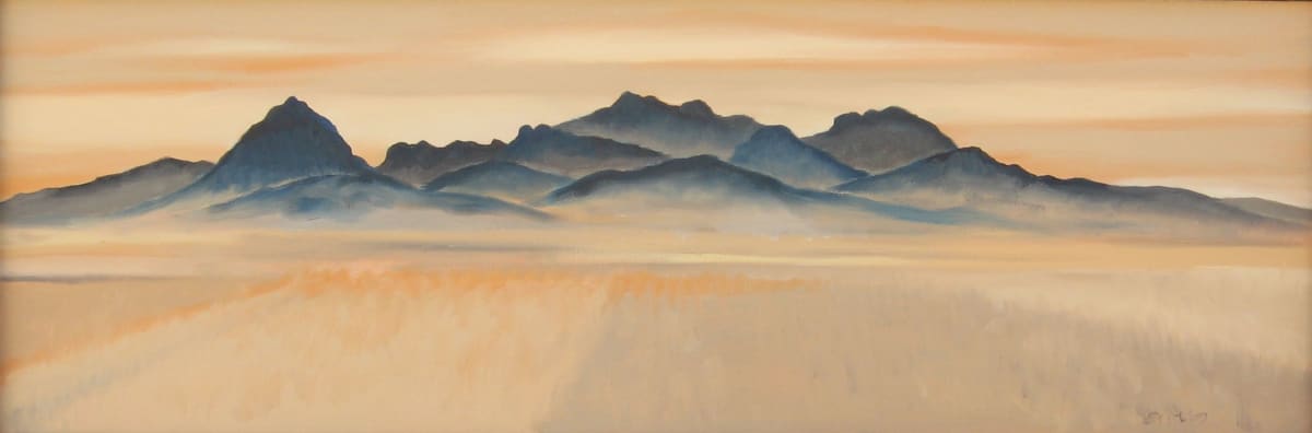 Sutter Buttes from the North by Roger Ewers 