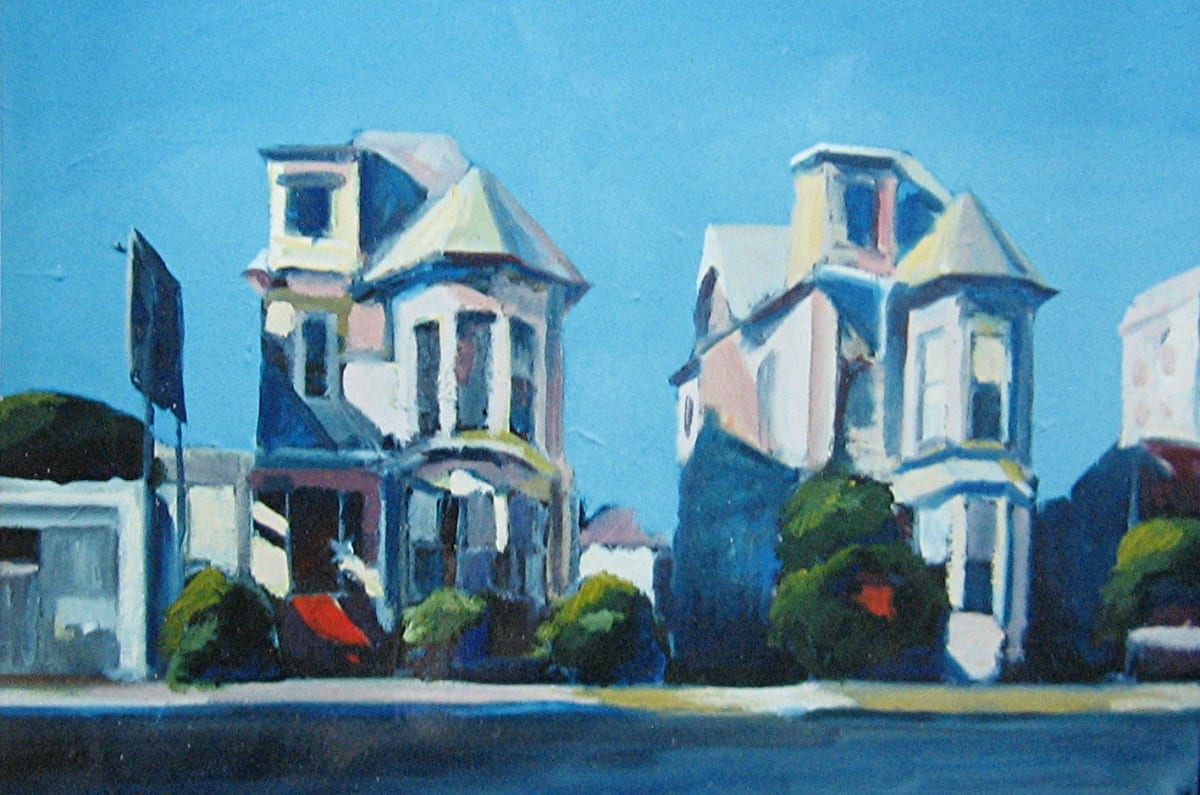 Victorian Houses Oakland by Roger Ewers 