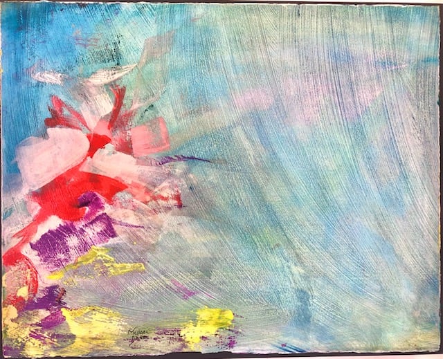 Other World Flower Red and White by Michael Dane  Image: Bloom and Thrive On Any World