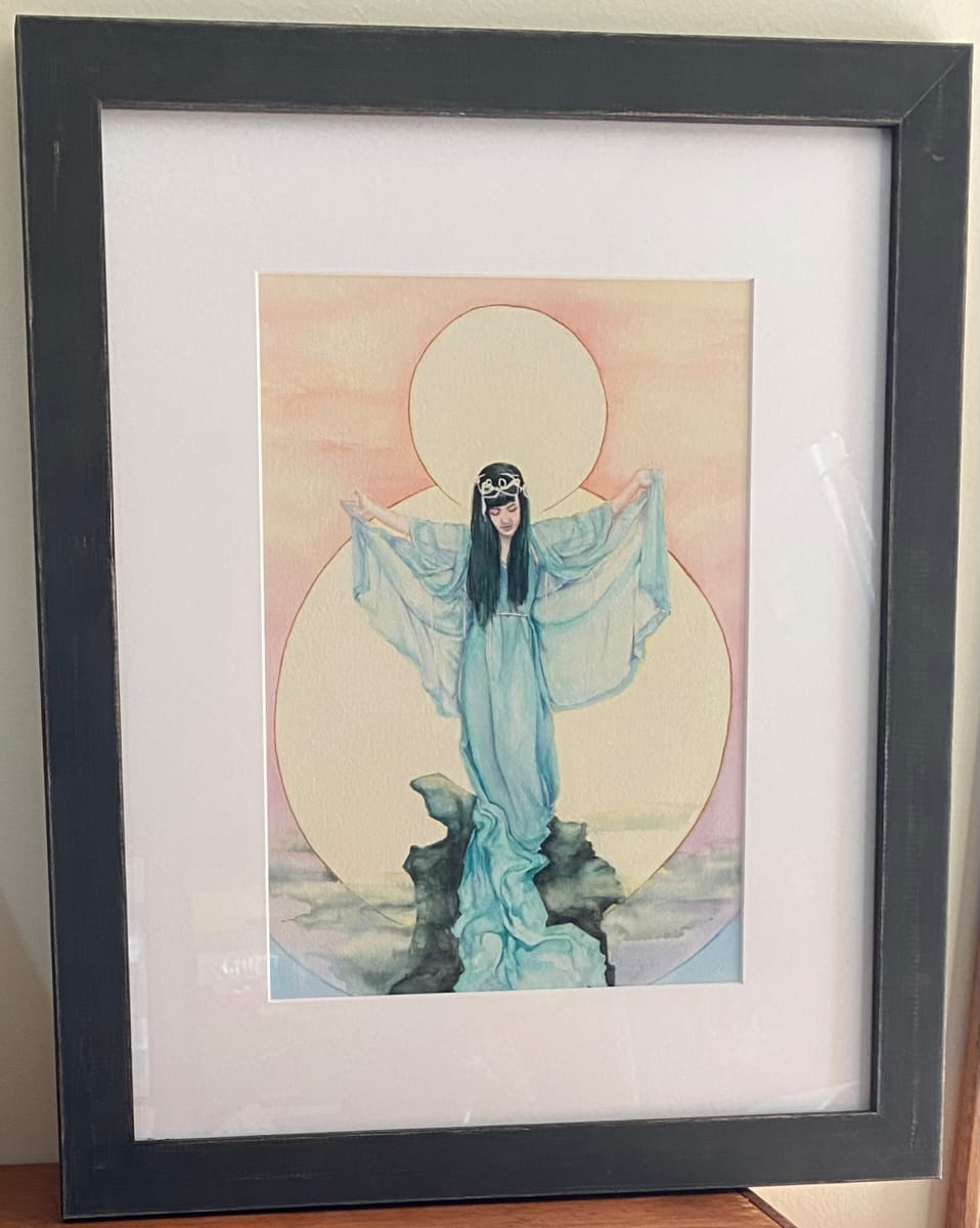Calm Between the Storms  Framed Print by Tia Sunshine Art 