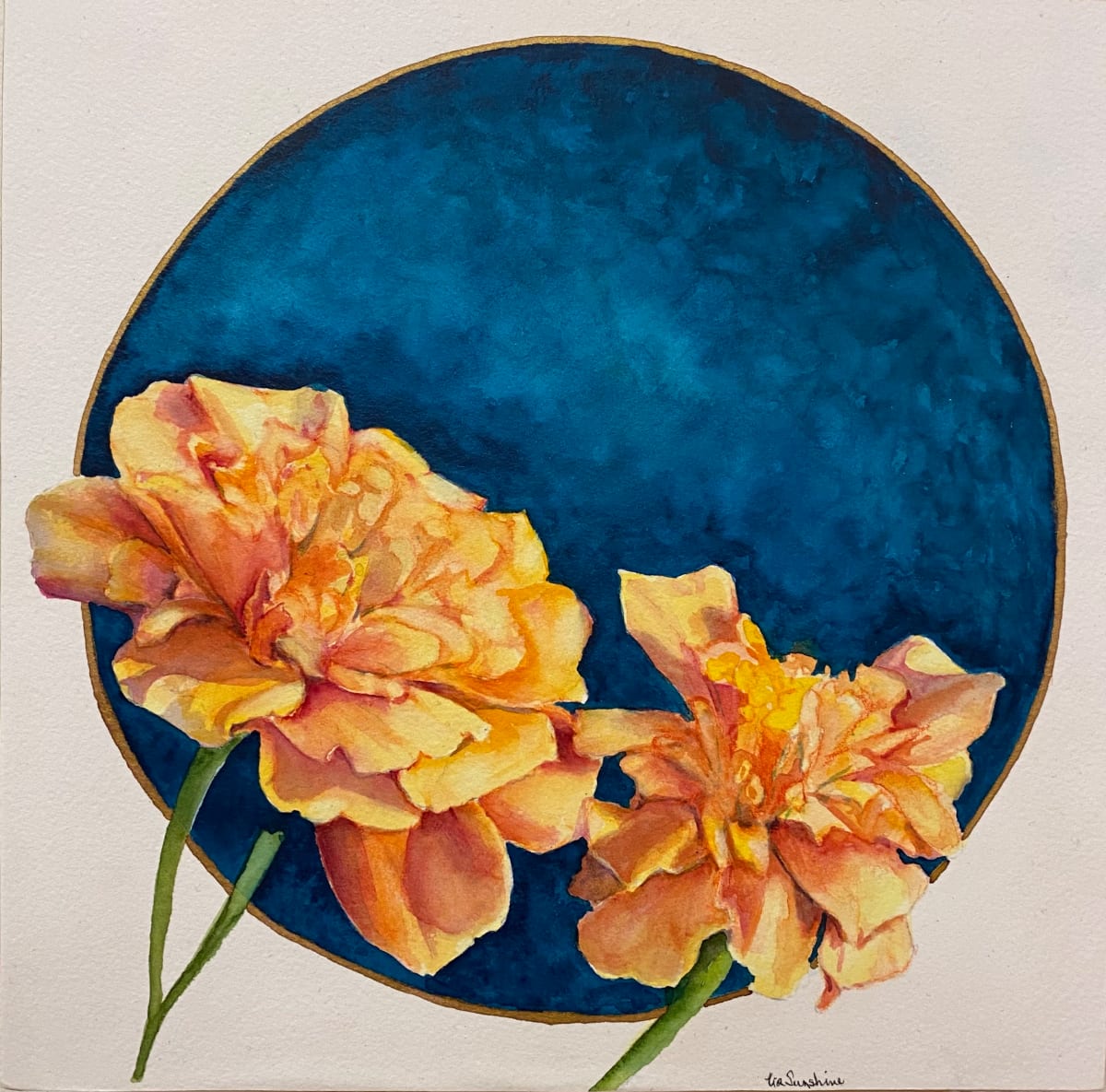 Mary's Gold by Tia Sunshine Art 