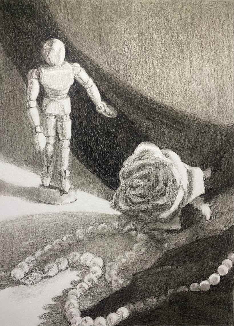 NMA Still Life Composition Assignment by Tia Sunshine Art, Image 1.