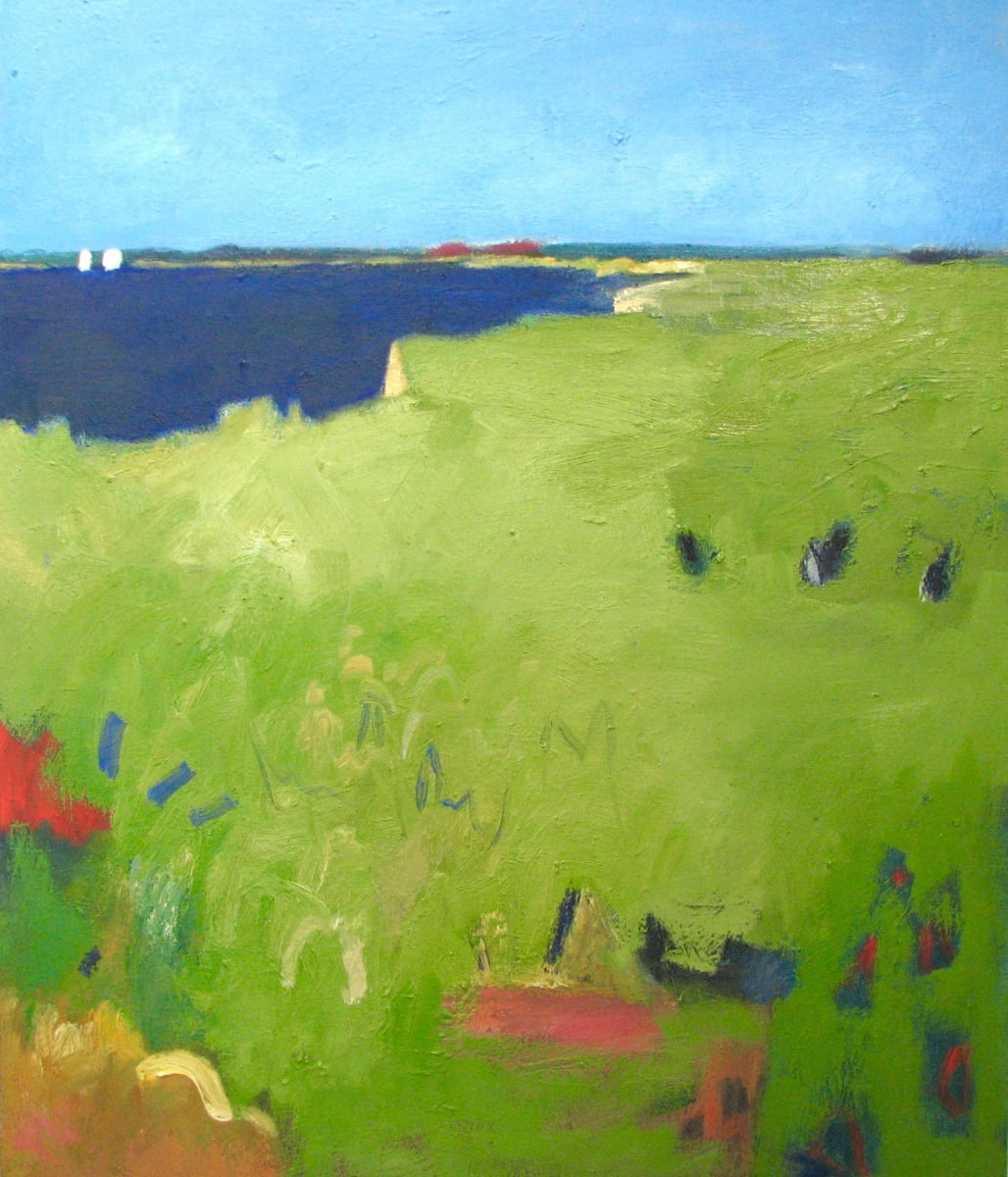 Wetland  Image: Oil on linen, 36" x 30", 2020