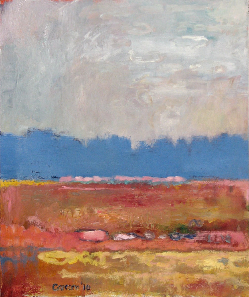 Meadow and Distant Trees 