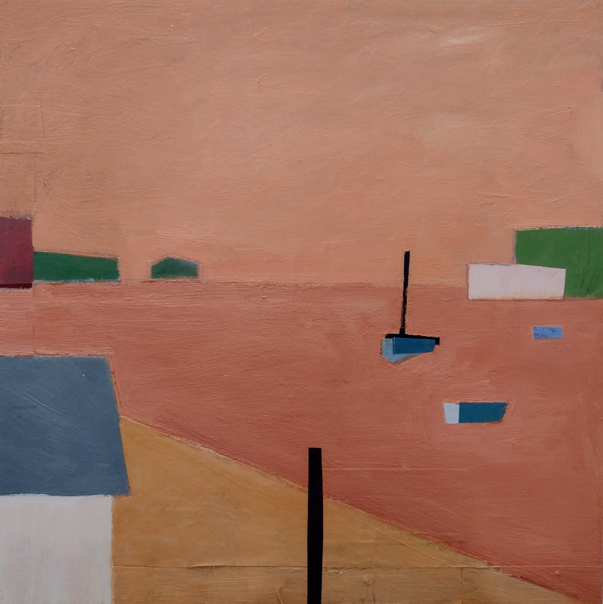 Calm Harbor - Pink Evening by Matt Carrano 