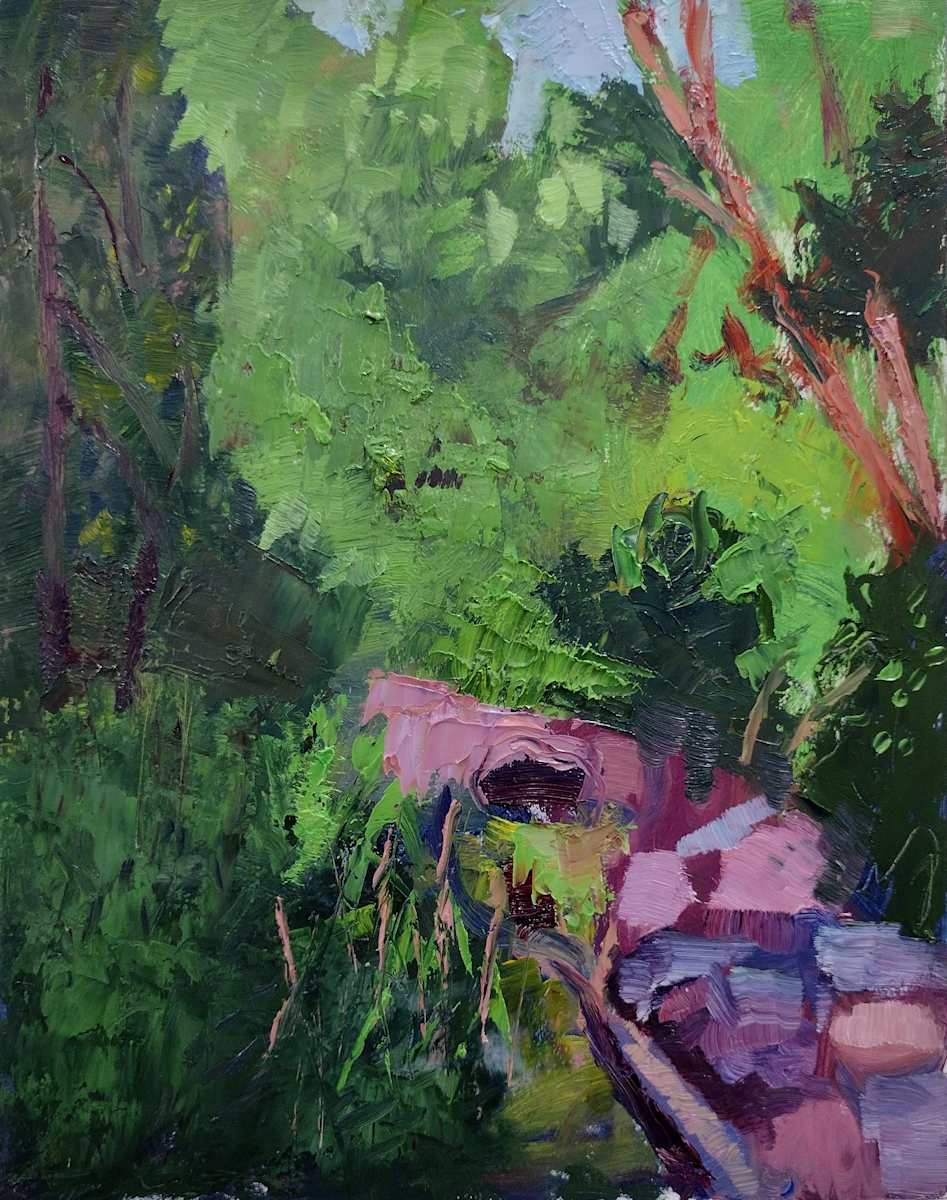 Brook and trees by Matt Carrano 