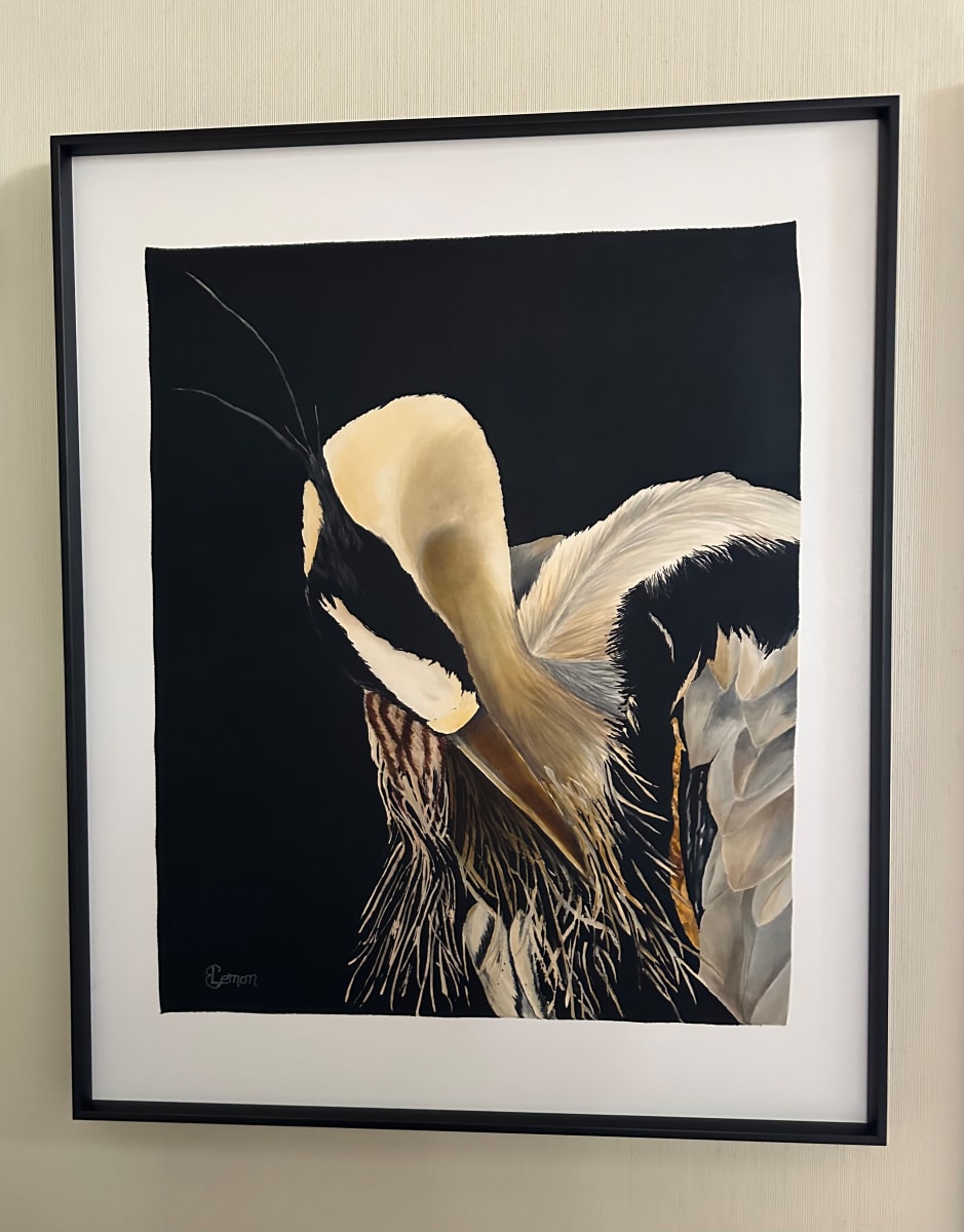Blue Heron's Got a Date by Elizabeth Lemon, Image 3.