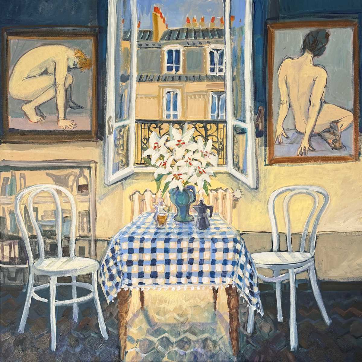 Paris Lilies by Christine Webb 