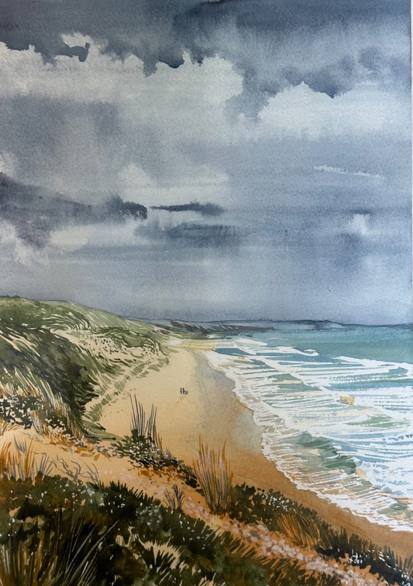 Portsea Backbeach by Christine Webb 