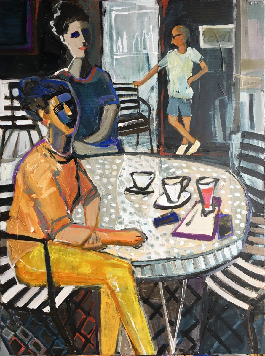 Ladies at the Bar by Christine Webb 