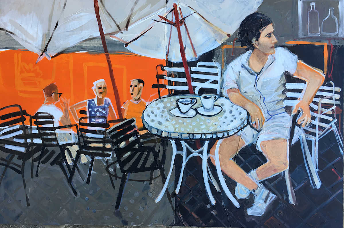 Men at the bar by Christine Webb, Image 1.