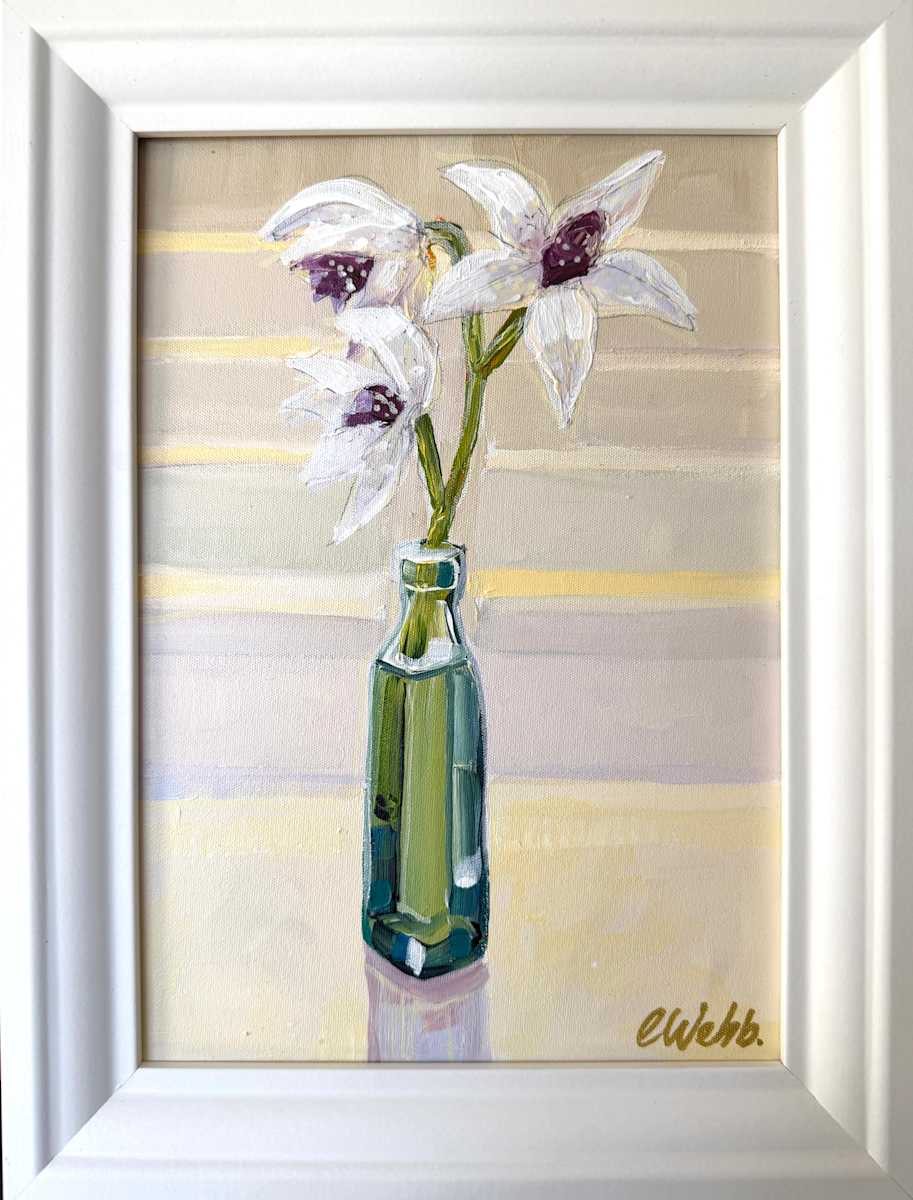 Orchids I by Christine Webb 