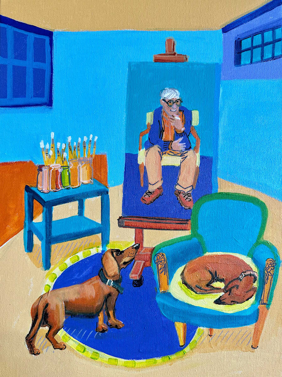 David Hockneys’s Dogs by Christine Webb, Image 4.