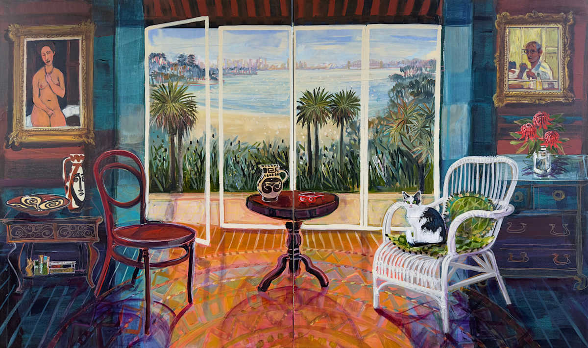 Sydney Sparkling Diptych by Christine Webb, Image 1.